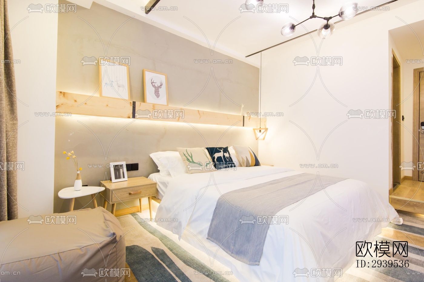 现代酒店民宿效果图下载（渲染图19）