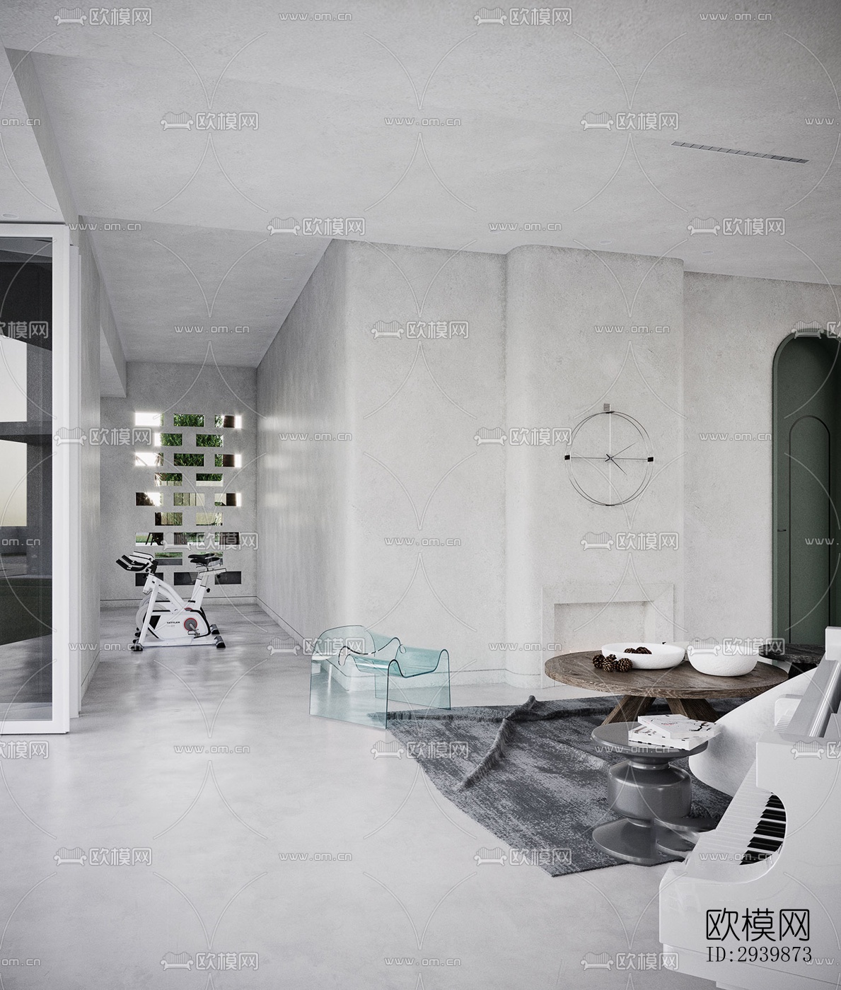 现代别墅效果图下载（渲染图11）