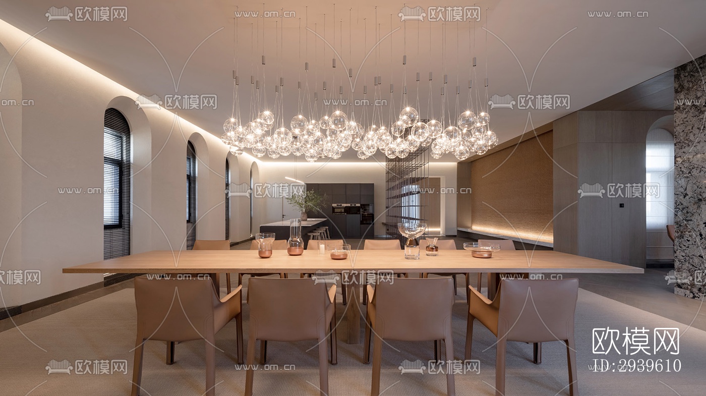 现代酒店民宿效果图下载（渲染图5）