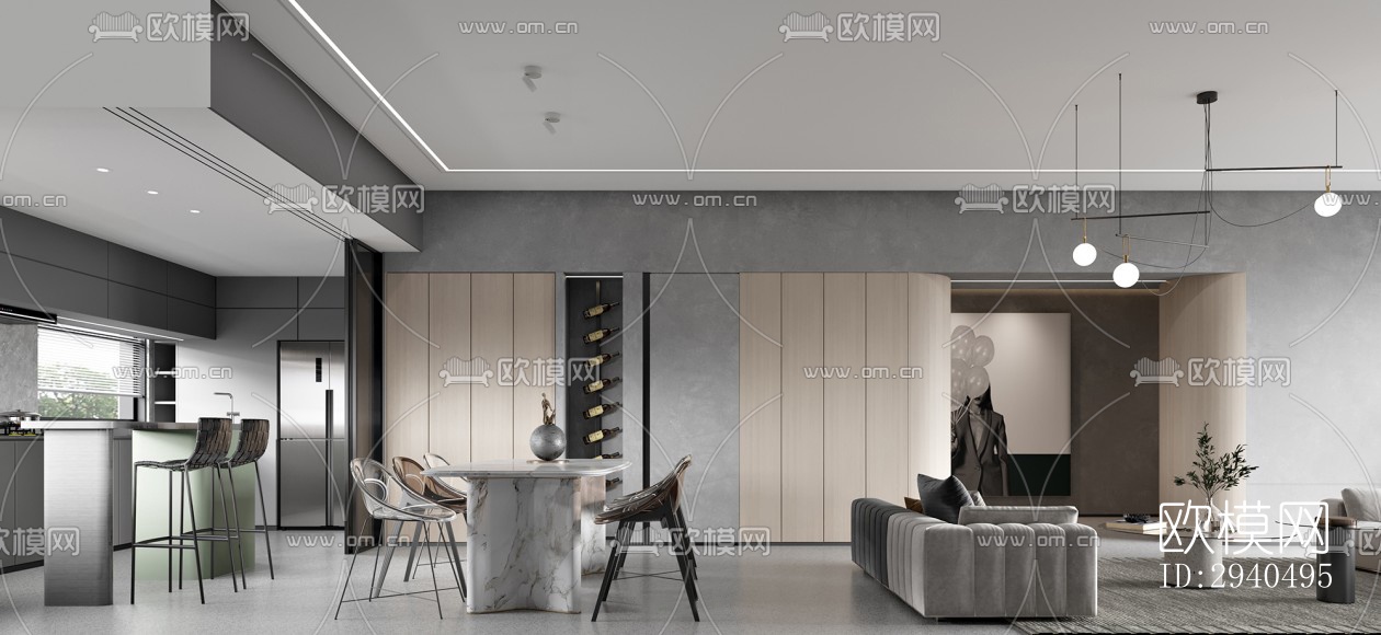 高级灰平层效果图下载（渲染图4）