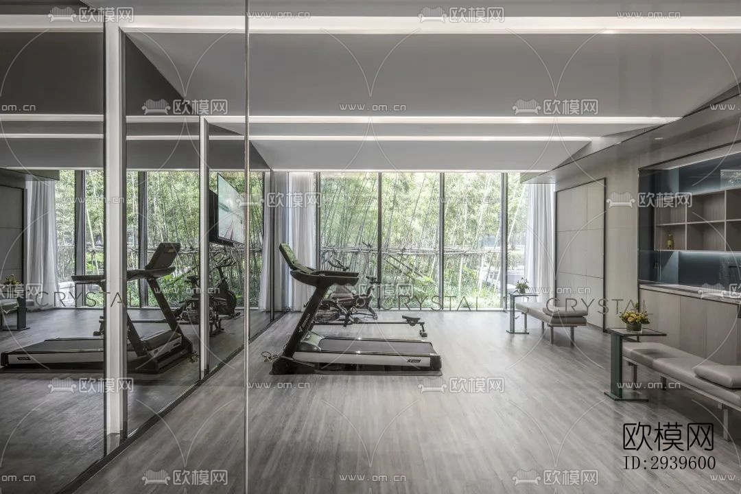 现代酒店民宿效果图下载（渲染图4）