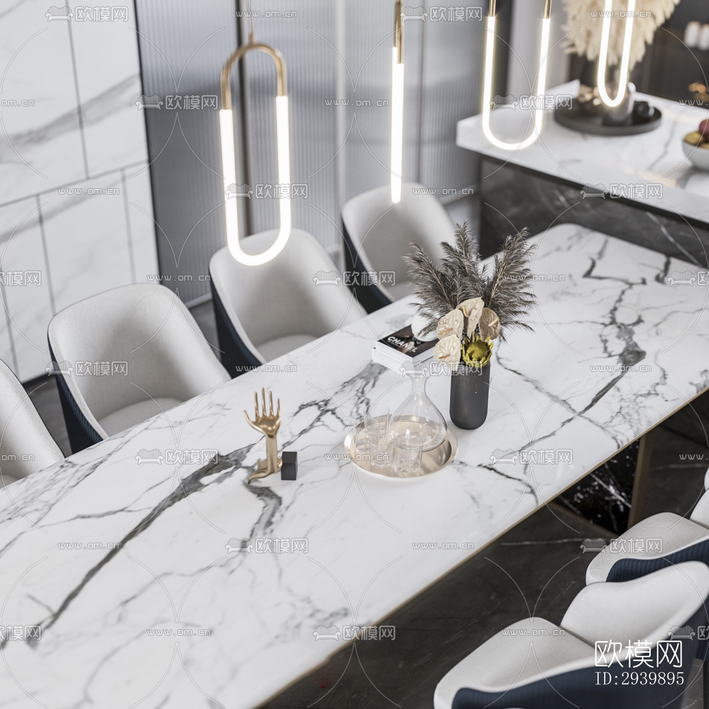 现代别墅效果图下载（渲染图3）