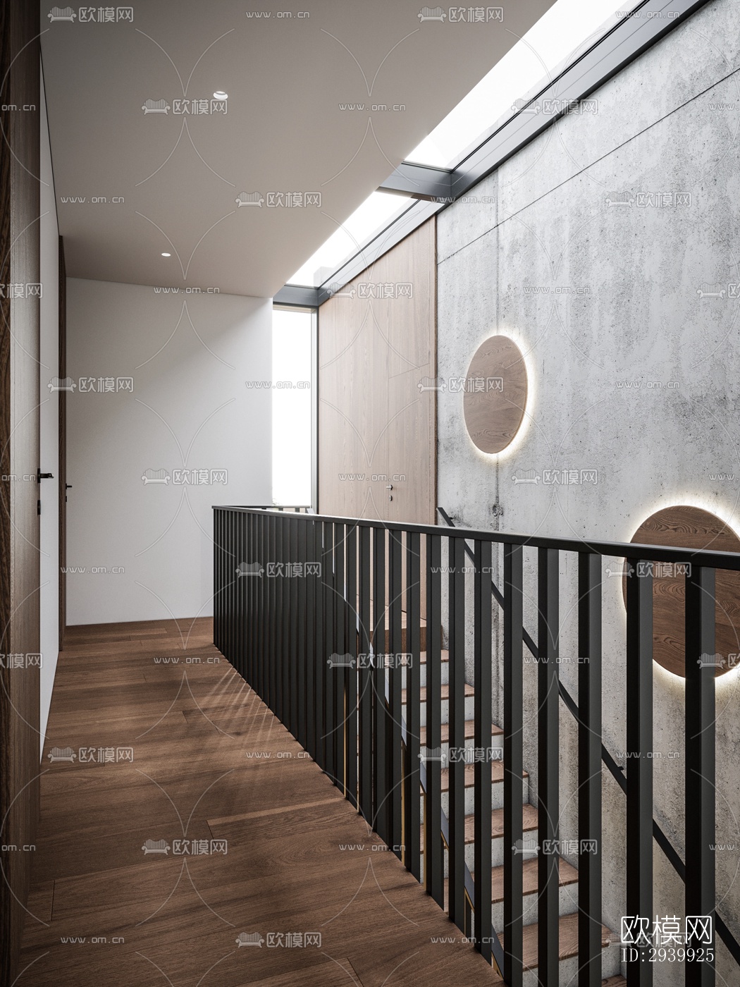 工业风复式效果图下载（渲染图16）