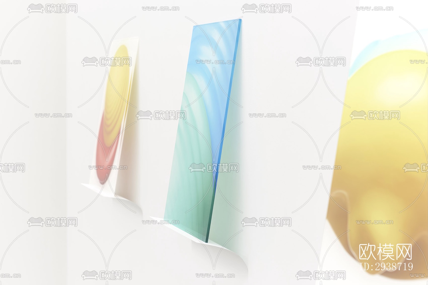 现代展览展厅效果图下载（渲染图13）