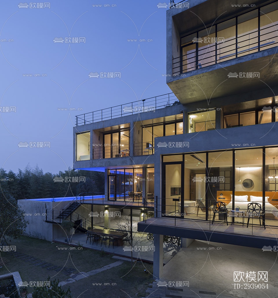 侘寂酒店民宿效果图下载（渲染图20）