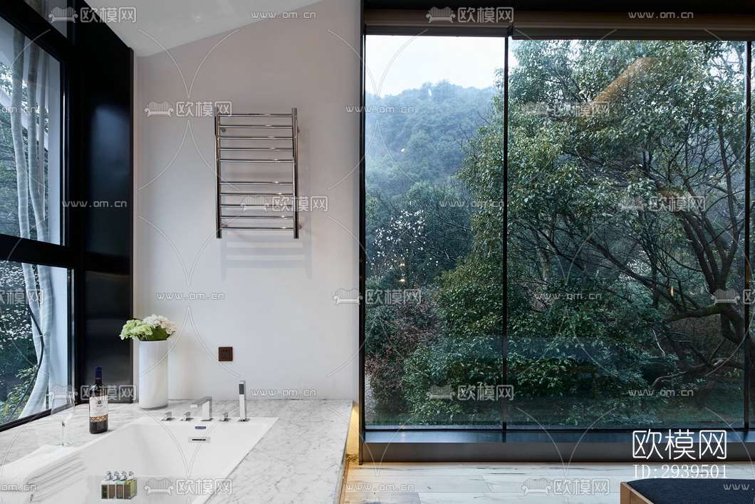 现代酒店民宿效果图下载（渲染图14）