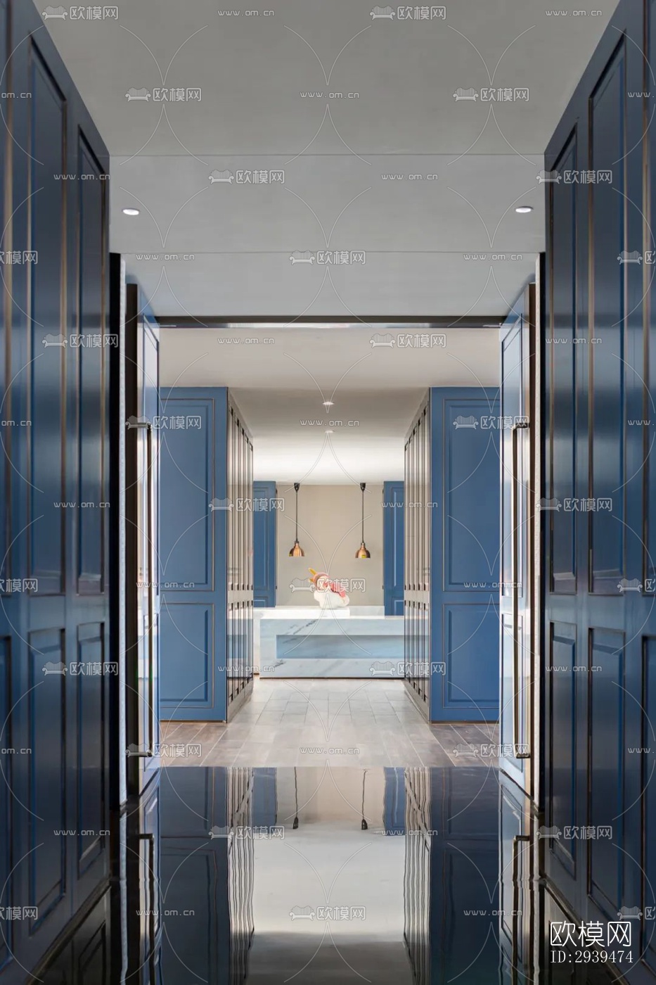 现代酒店民宿效果图下载（渲染图18）