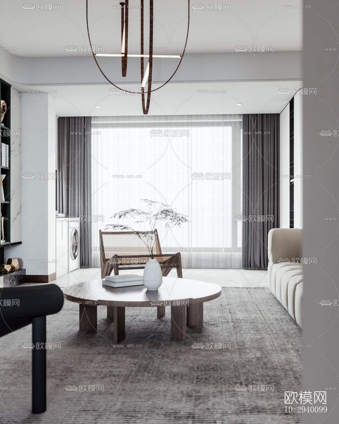 北欧平层效果图下载（渲染图10）