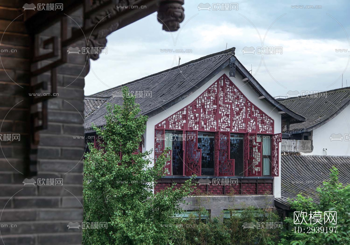 后现代酒店民宿效果图下载（渲染图15）