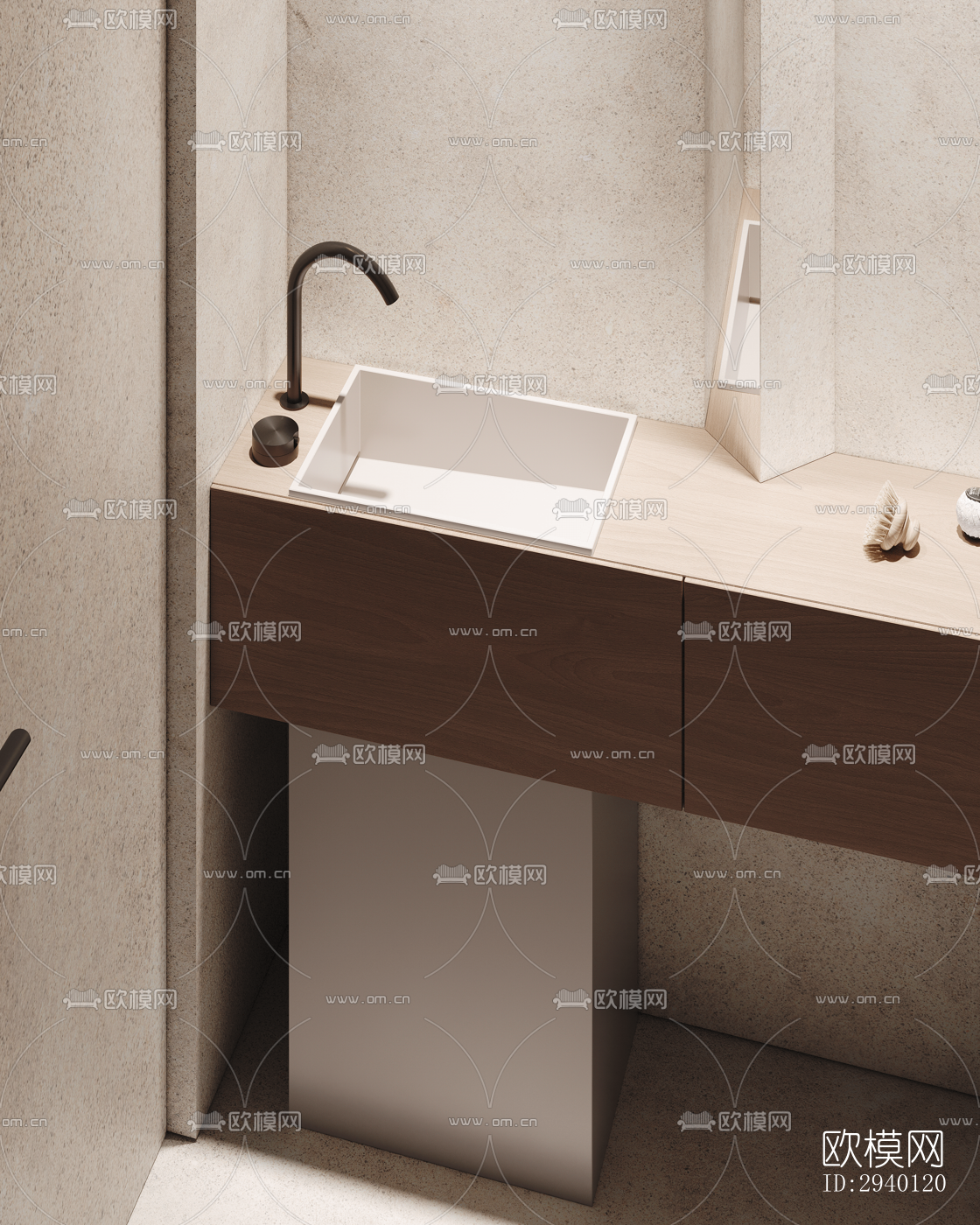 北欧平层效果图下载（渲染图11）