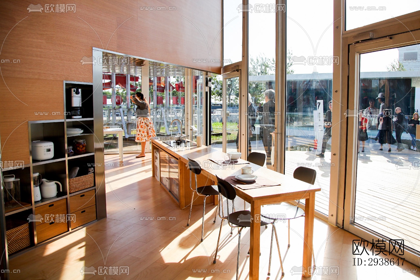 现代展览展厅效果图下载（渲染图13）