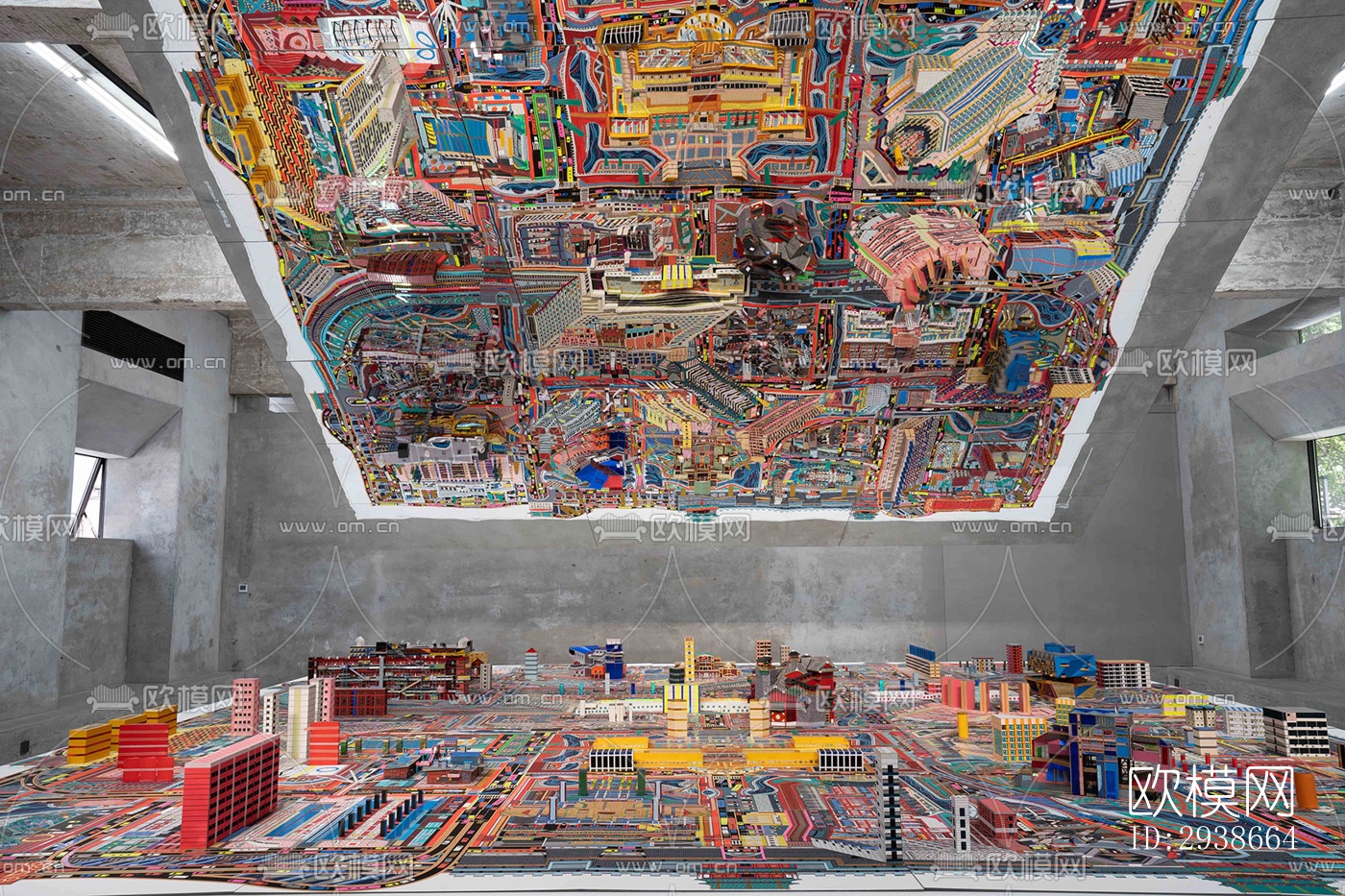 现代展览展厅效果图下载（渲染图13）