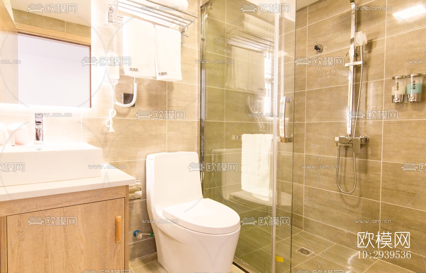 现代酒店民宿效果图下载（渲染图5）