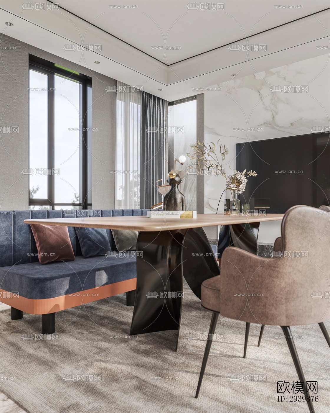 现代别墅效果图下载（渲染图10）