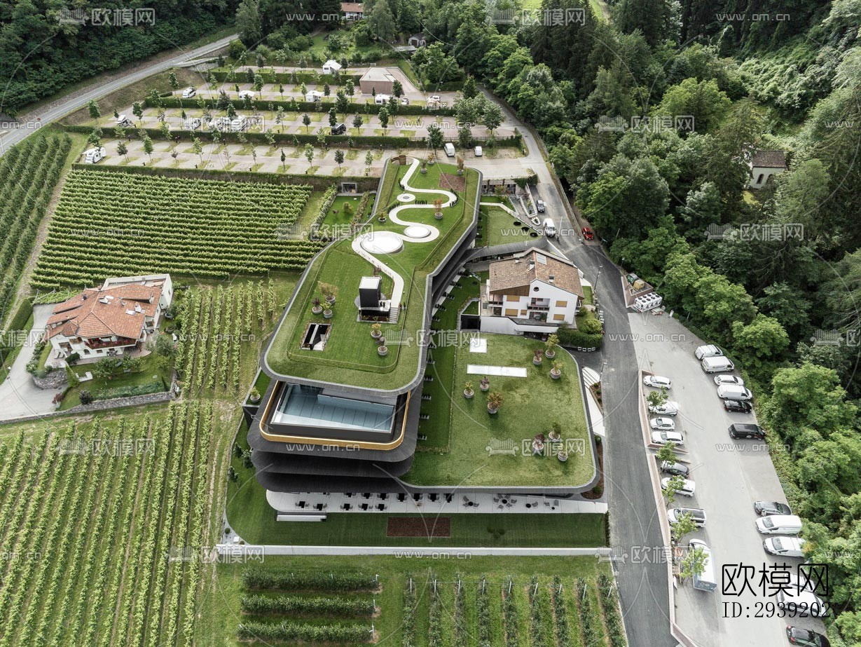 后现代酒店民宿效果图下载（渲染图7）