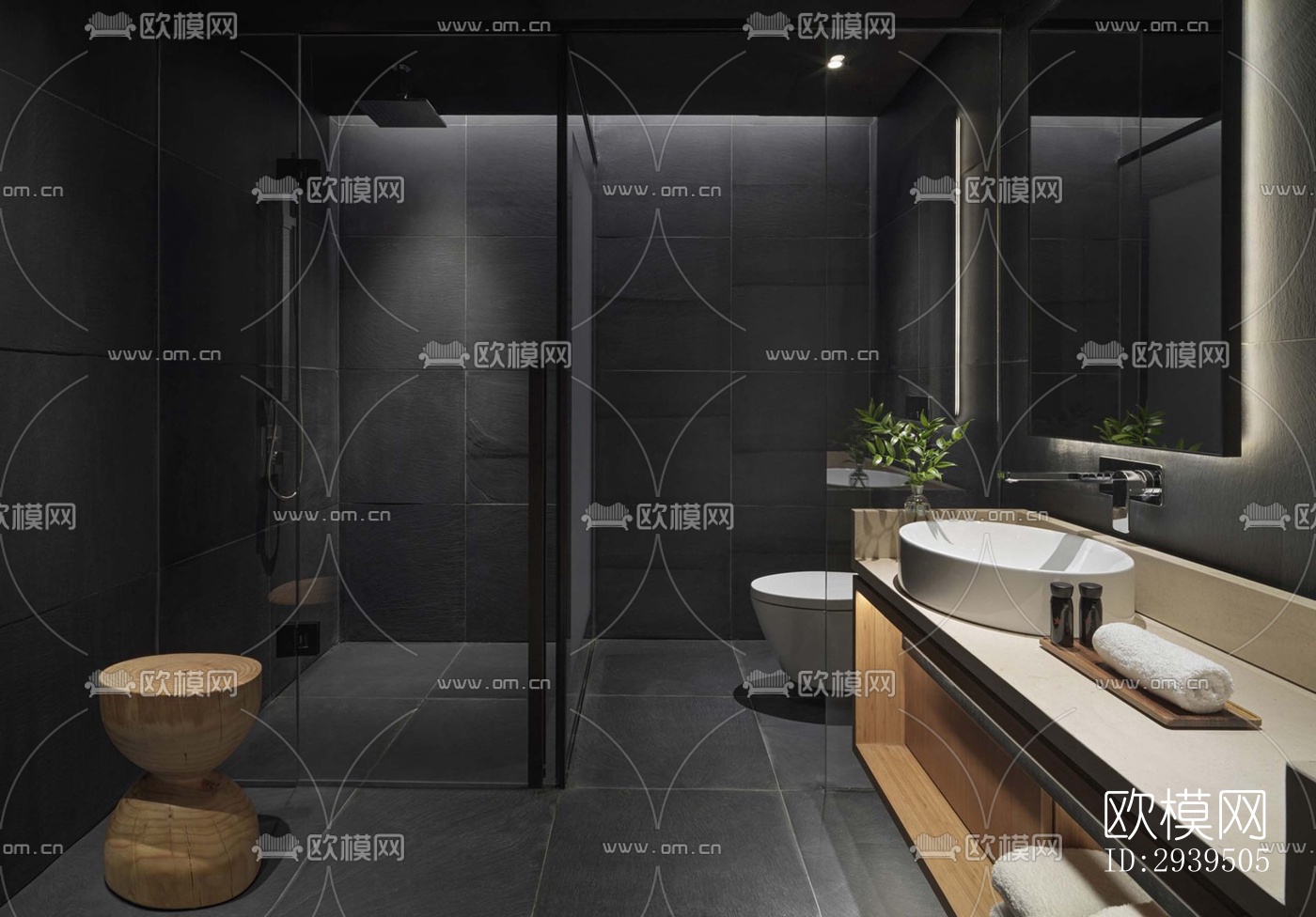 现代酒店民宿效果图下载（渲染图5）