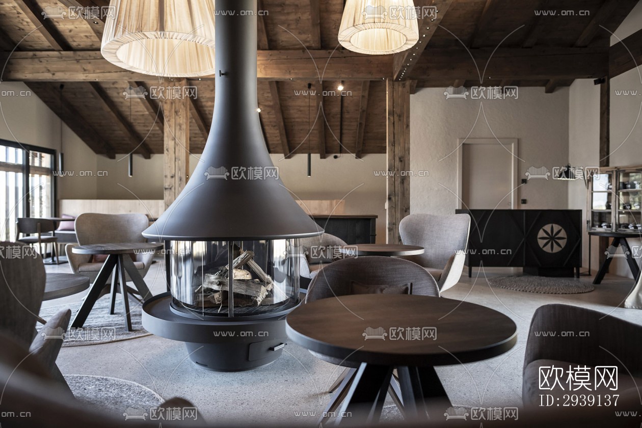 北欧酒店民宿效果图下载（渲染图3）