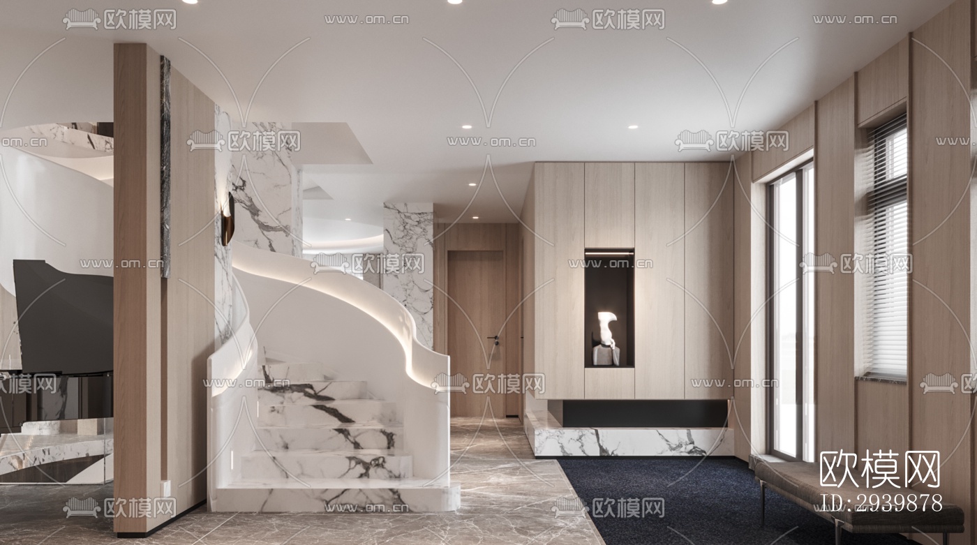 现代别墅效果图下载（渲染图9）