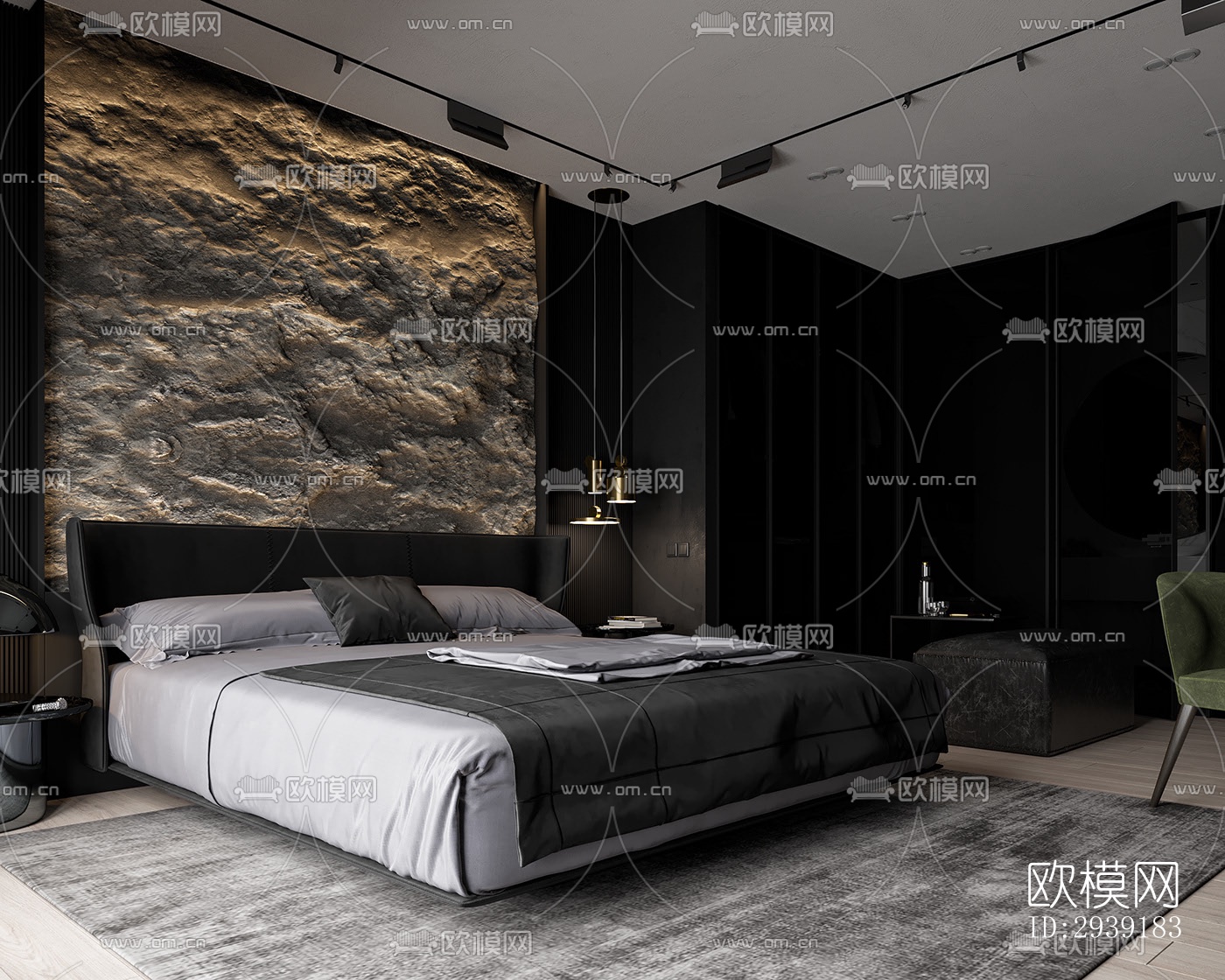 北欧酒店民宿效果图下载（渲染图3）