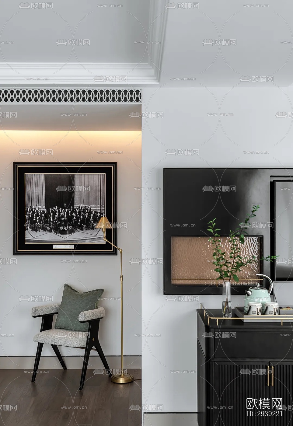 后现代酒店民宿效果图下载（渲染图13）