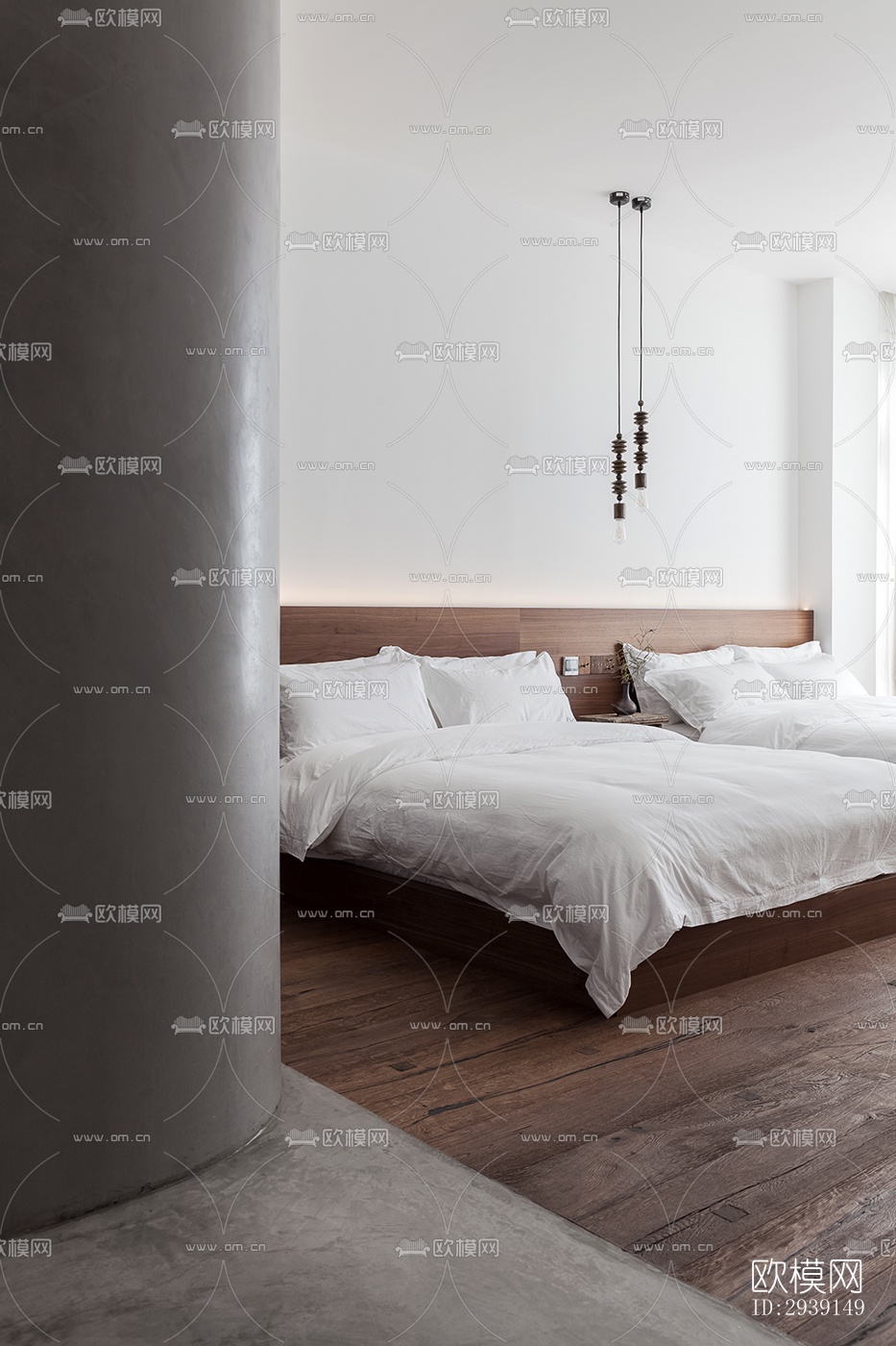 北欧酒店民宿效果图下载（渲染图16）