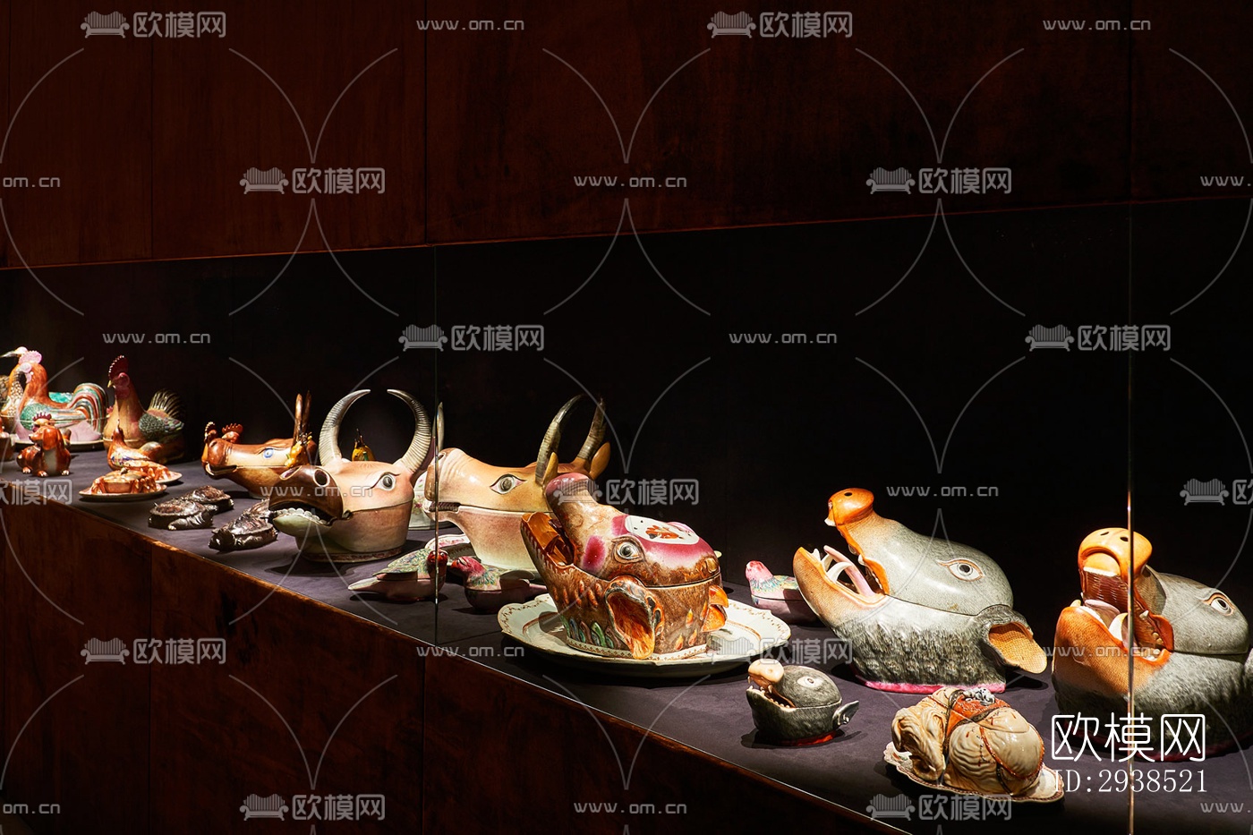 侘寂展览展厅效果图下载（渲染图19）