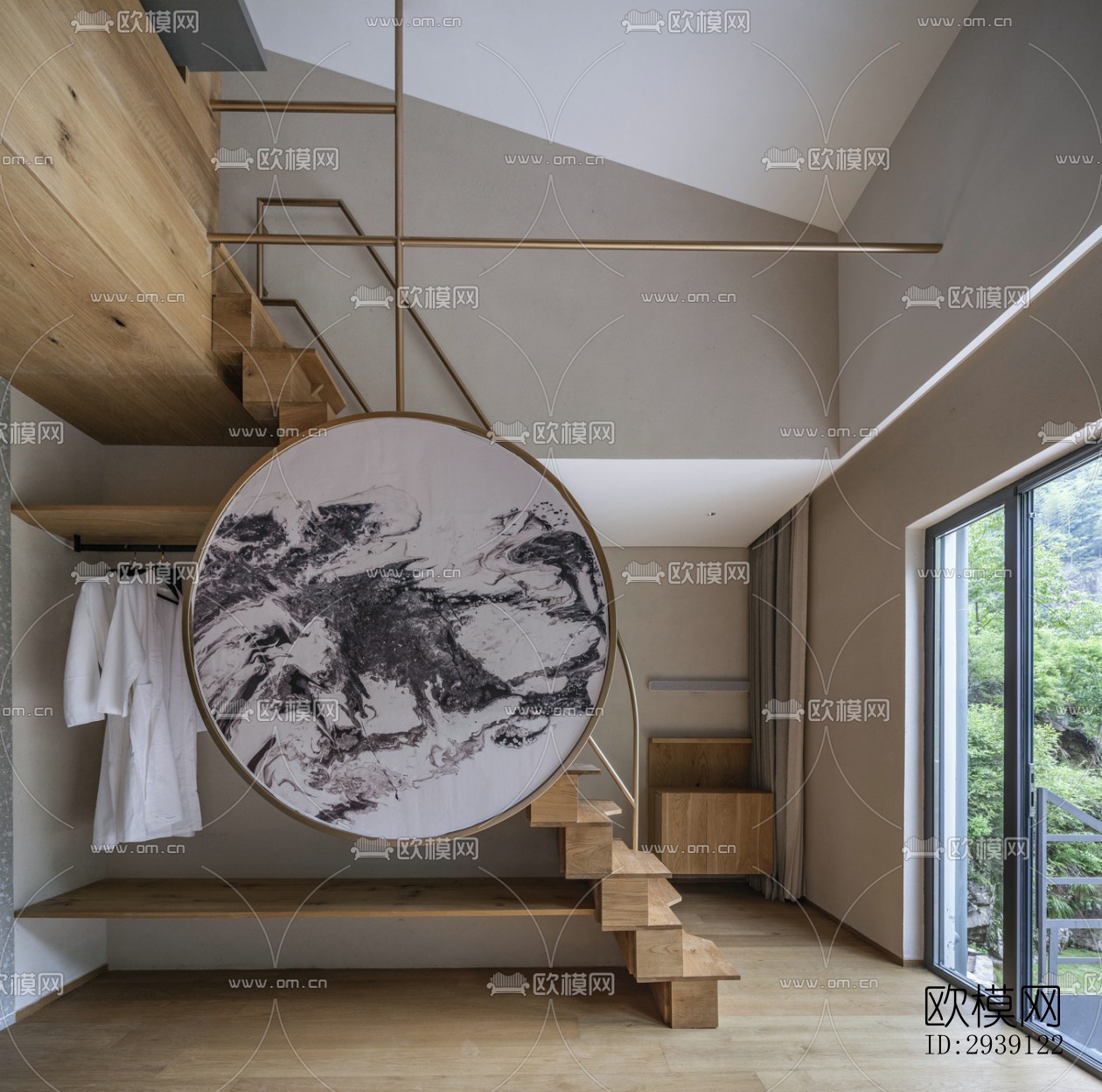 北欧酒店民宿效果图下载（渲染图10）