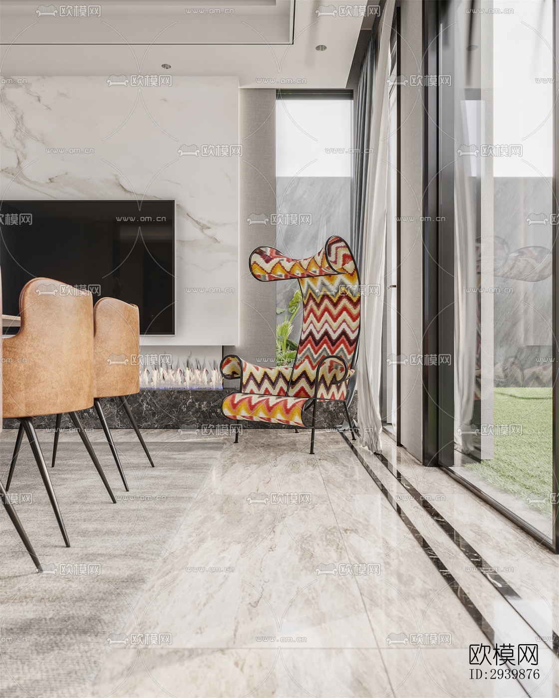 现代别墅效果图下载（渲染图6）