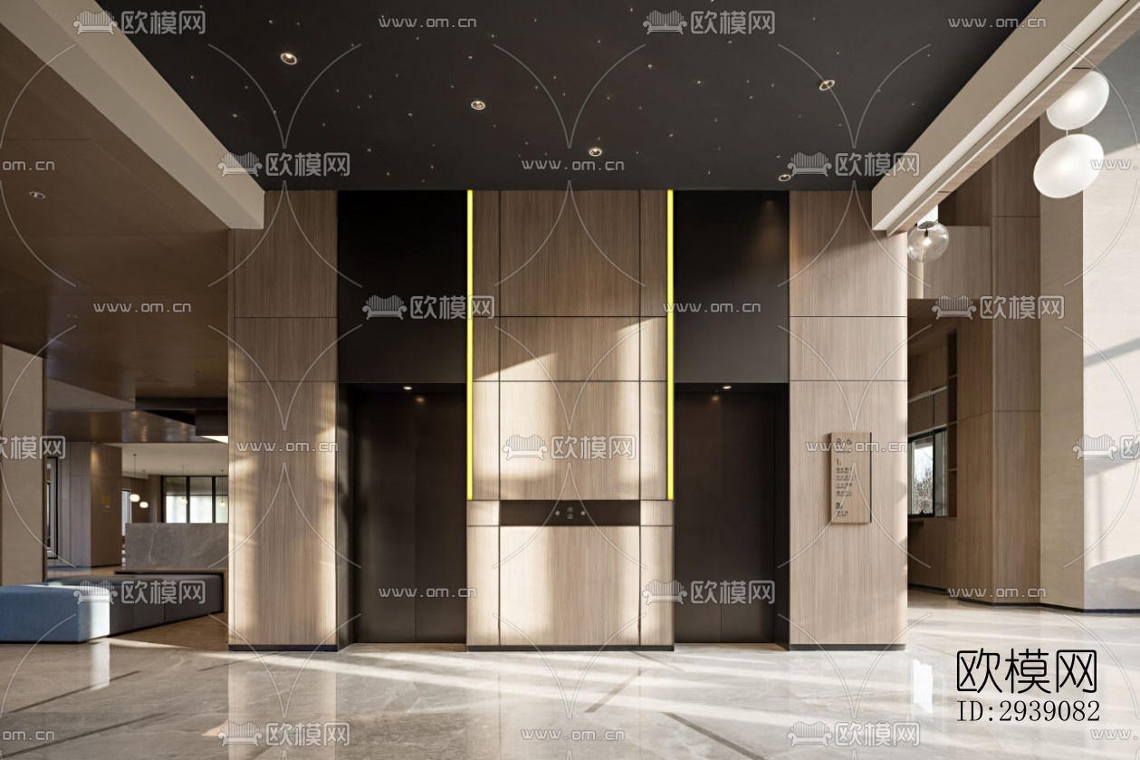 北欧酒店民宿效果图下载（渲染图2）