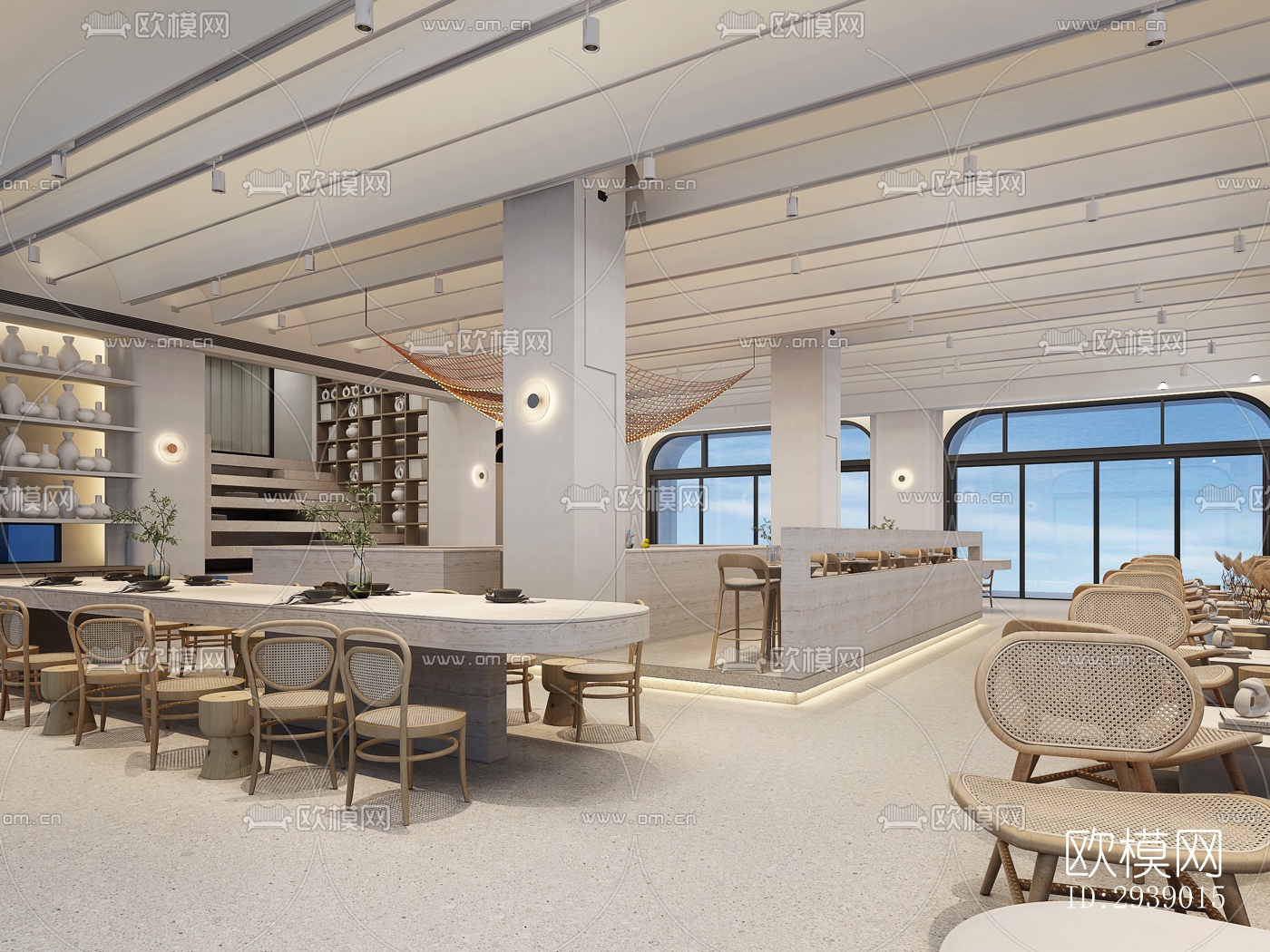 侘寂酒店民宿效果图下载（渲染图2）