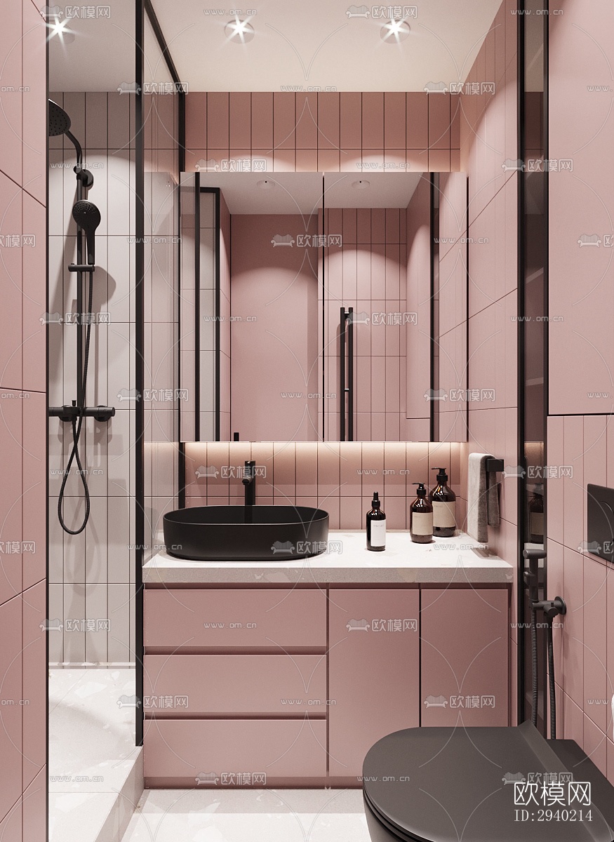 欧式平层效果图下载（渲染图10）