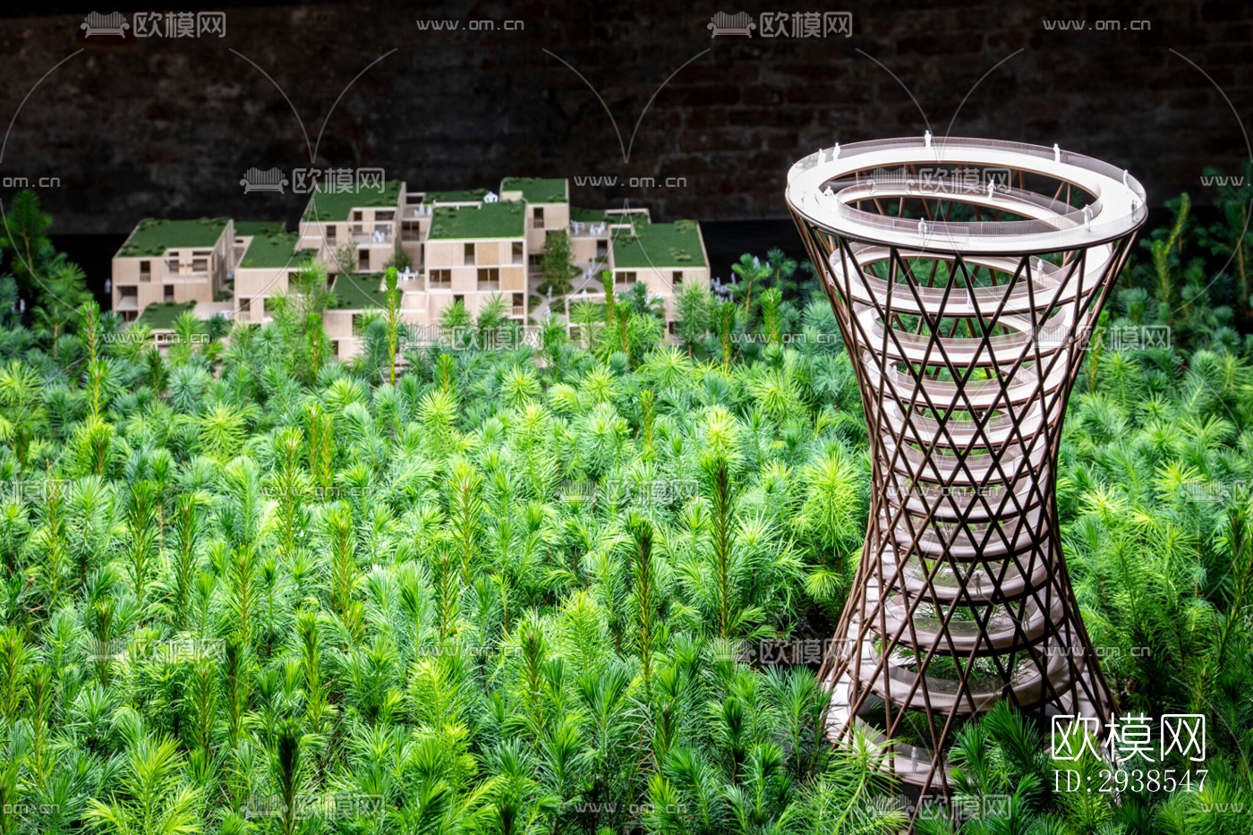 工业风展览展厅效果图下载（渲染图9）