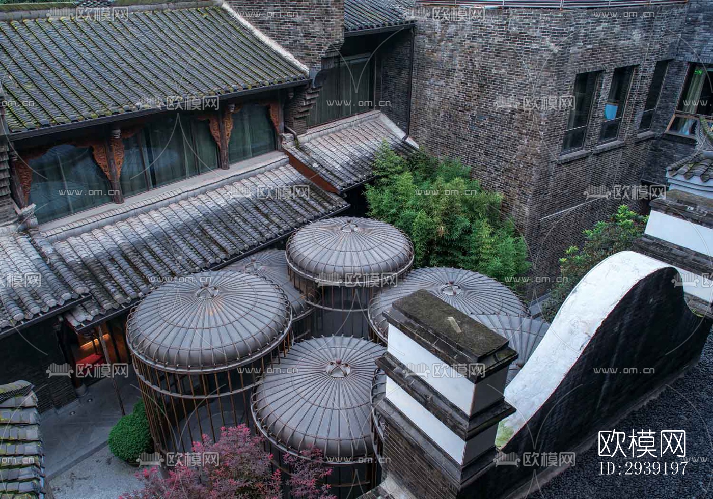 后现代酒店民宿效果图下载（渲染图14）