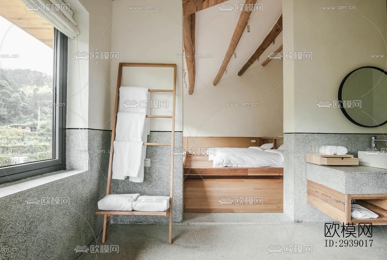 侘寂酒店民宿效果图下载（渲染图12）