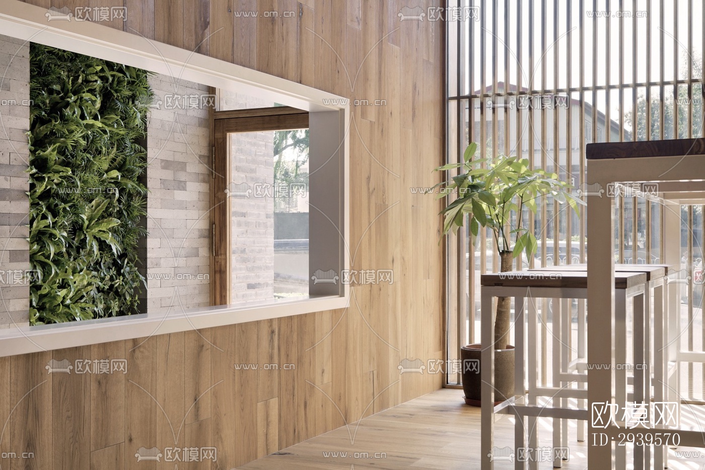 现代酒店民宿效果图下载（渲染图10）