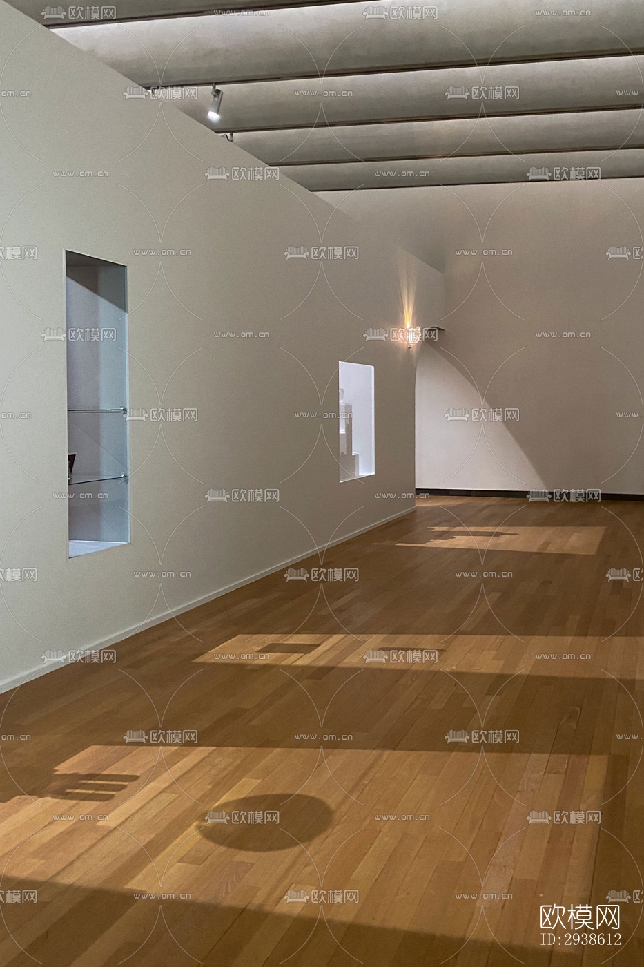 日式展览展厅效果图下载（渲染图13）