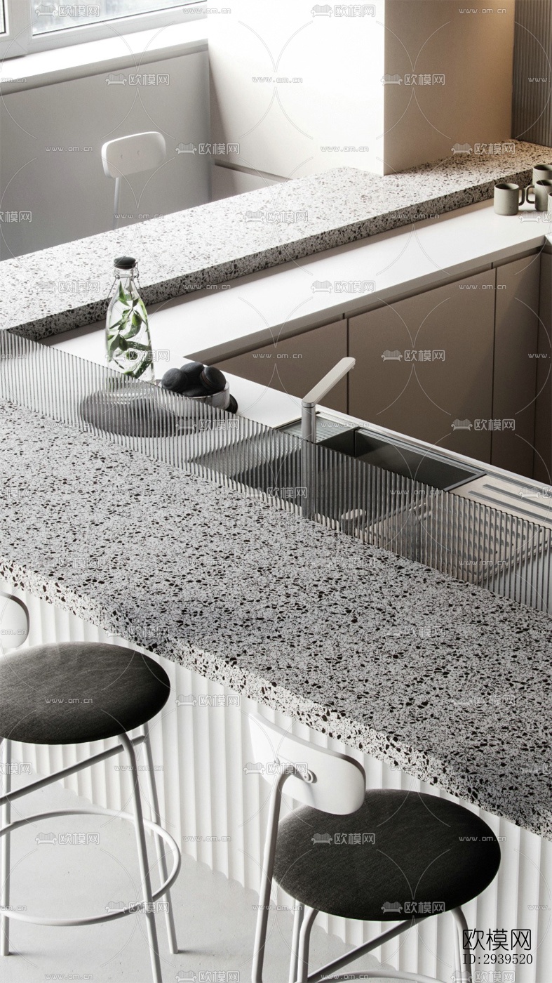 现代酒店民宿效果图下载（渲染图12）