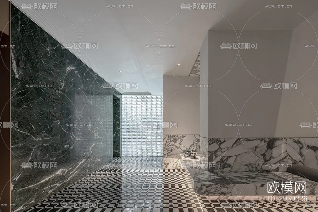 后现代酒店民宿效果图下载（渲染图6）