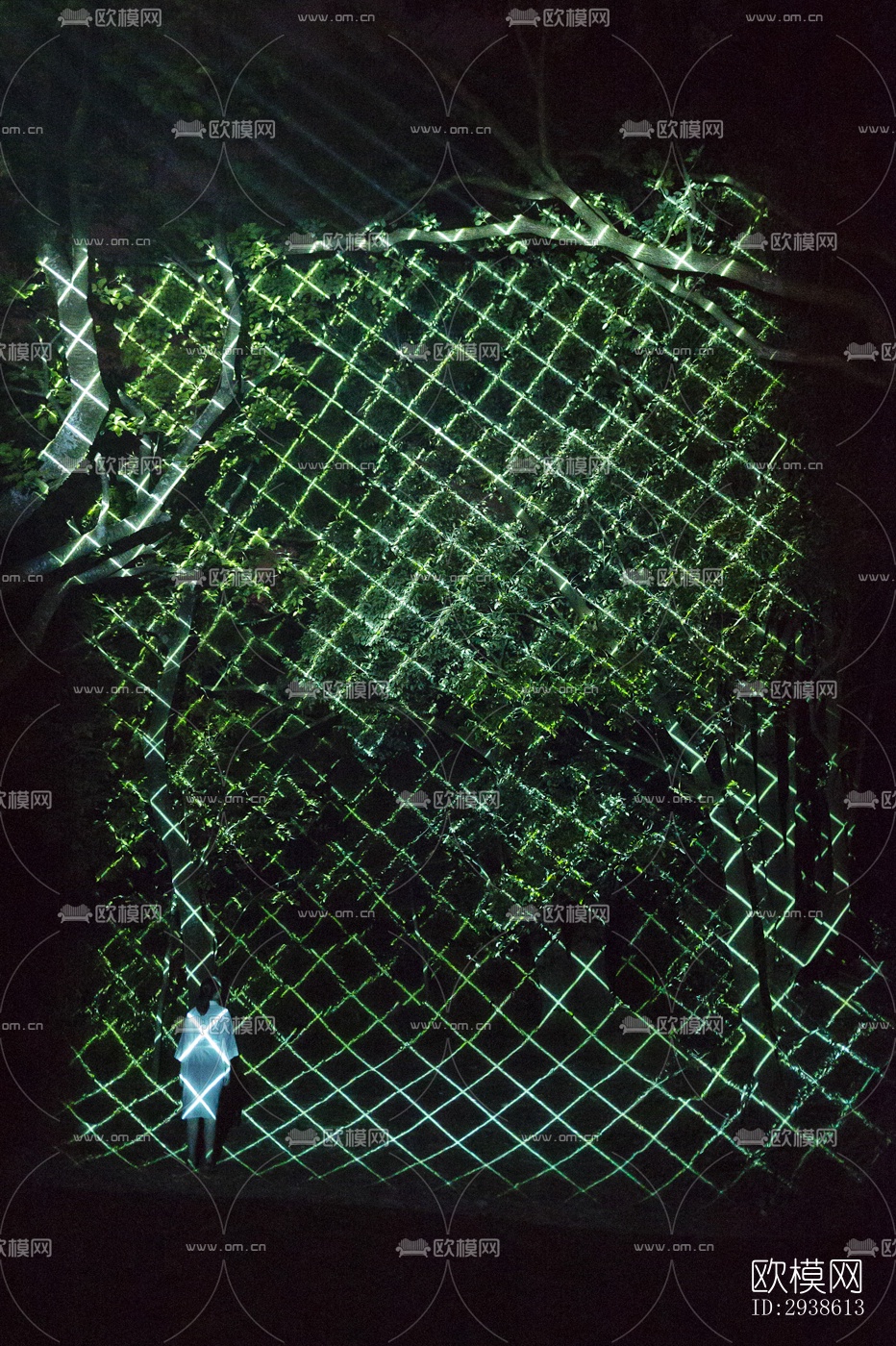 日式展览展厅效果图下载（渲染图15）