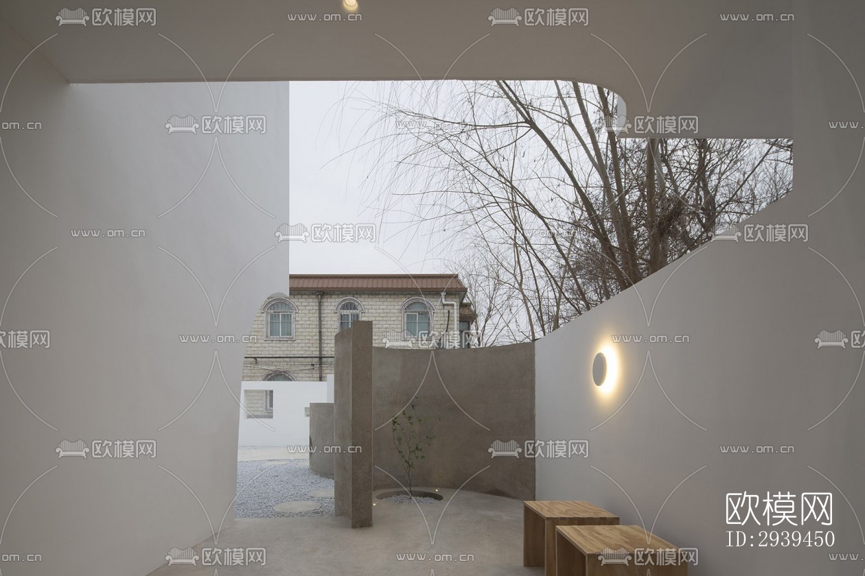 现代酒店民宿效果图下载（渲染图15）