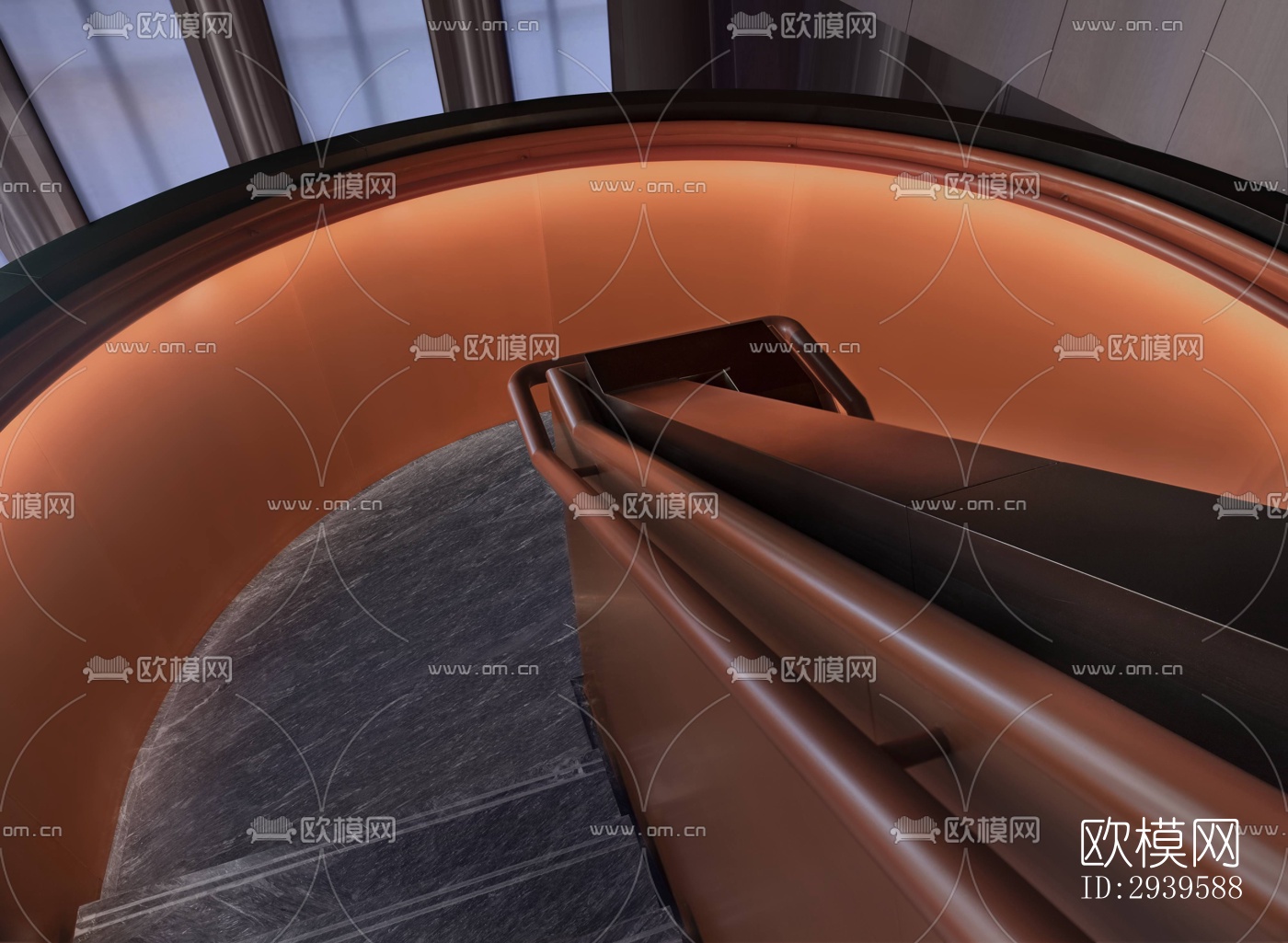 现代酒店民宿效果图下载（渲染图5）