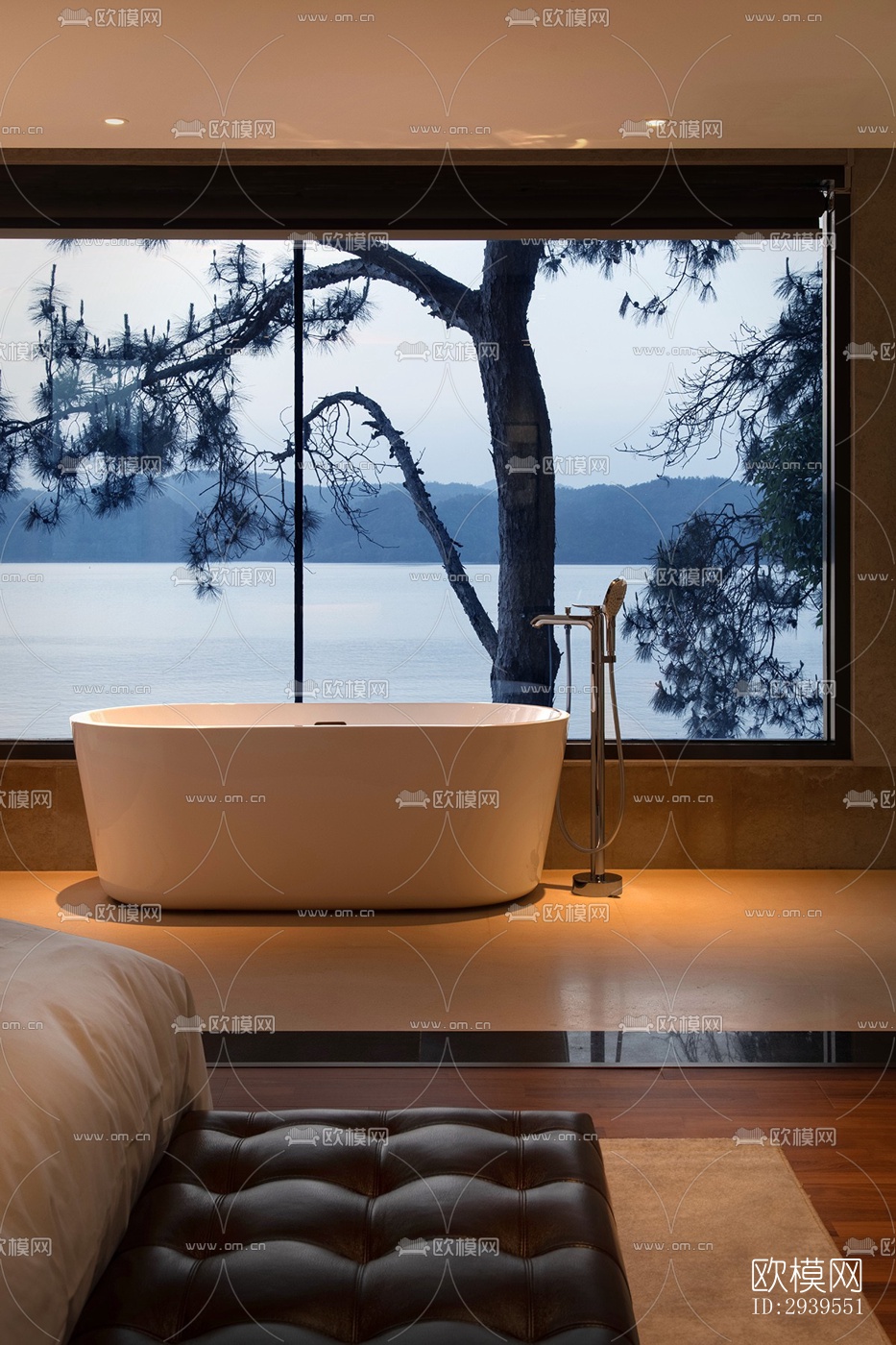 现代酒店民宿效果图下载（渲染图12）