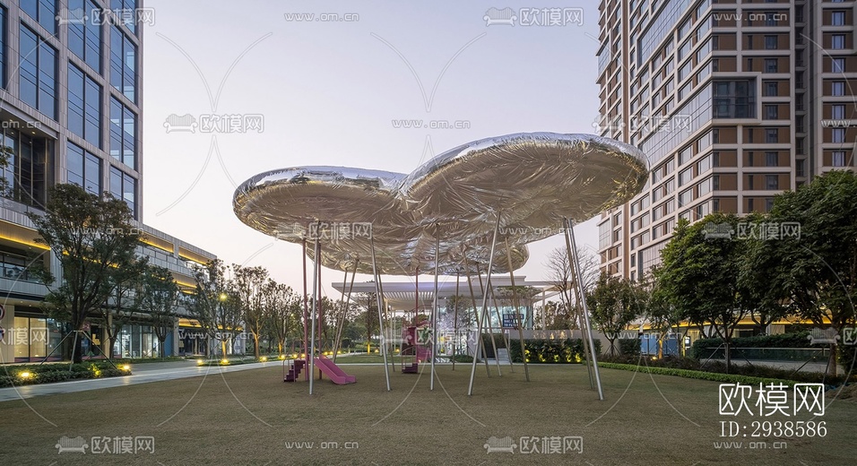工业风展览展厅效果图下载(渲染图7)