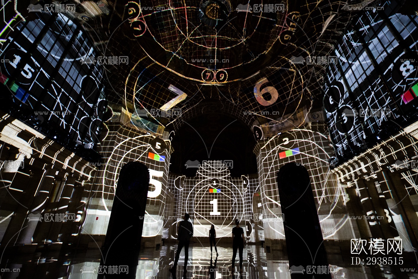 东南亚展览展厅效果图下载（渲染图2）