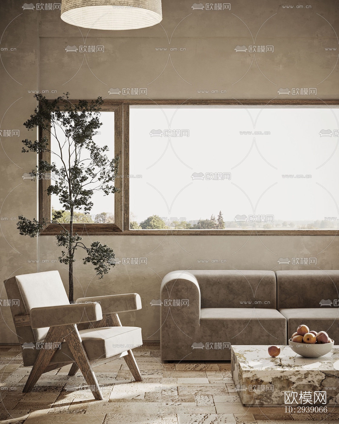 侘寂酒店民宿效果图下载（渲染图5）