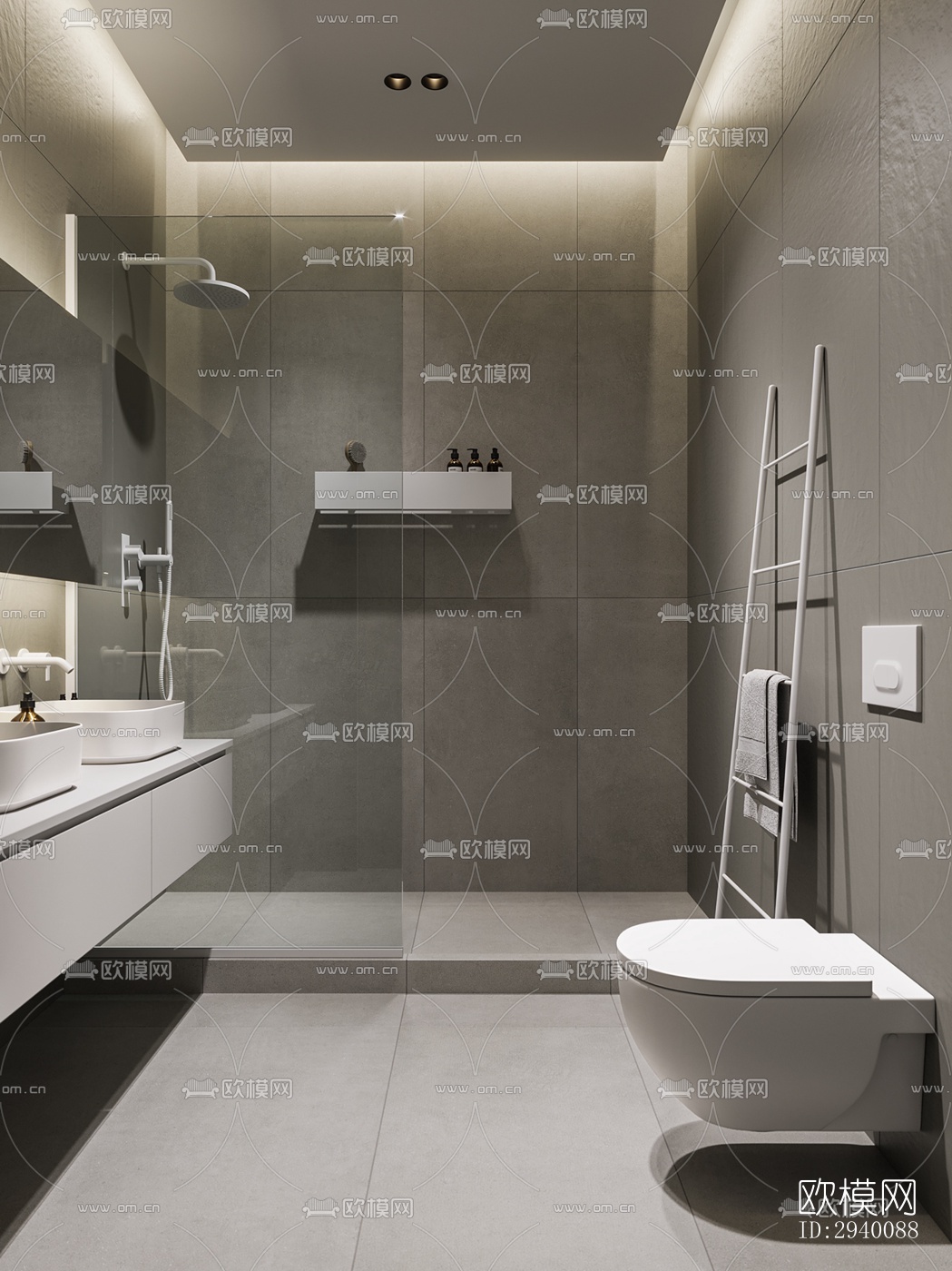 北欧平层效果图下载（渲染图2）