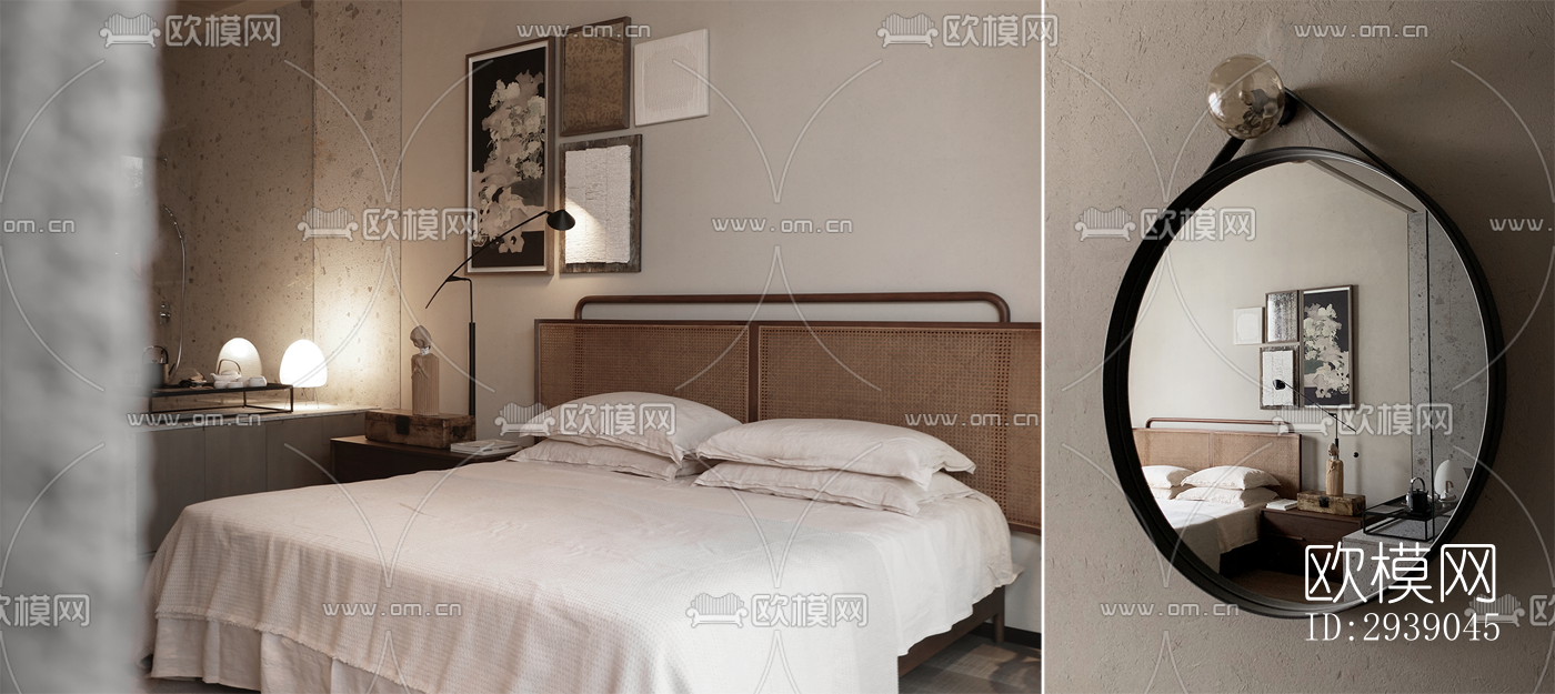 侘寂酒店民宿效果图下载（渲染图10）