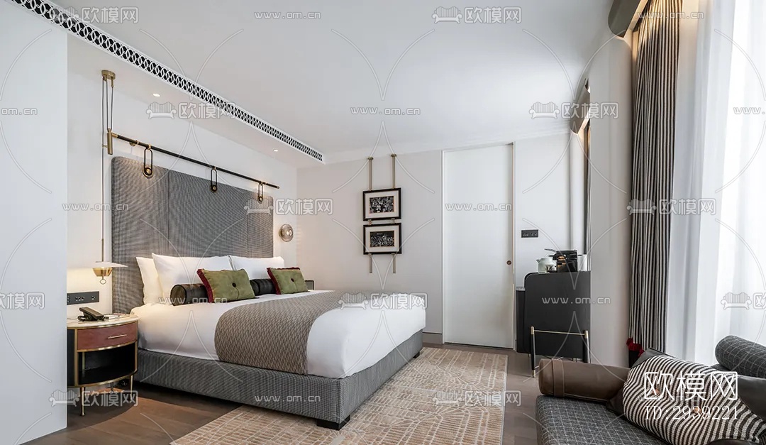 后现代酒店民宿效果图下载（渲染图14）