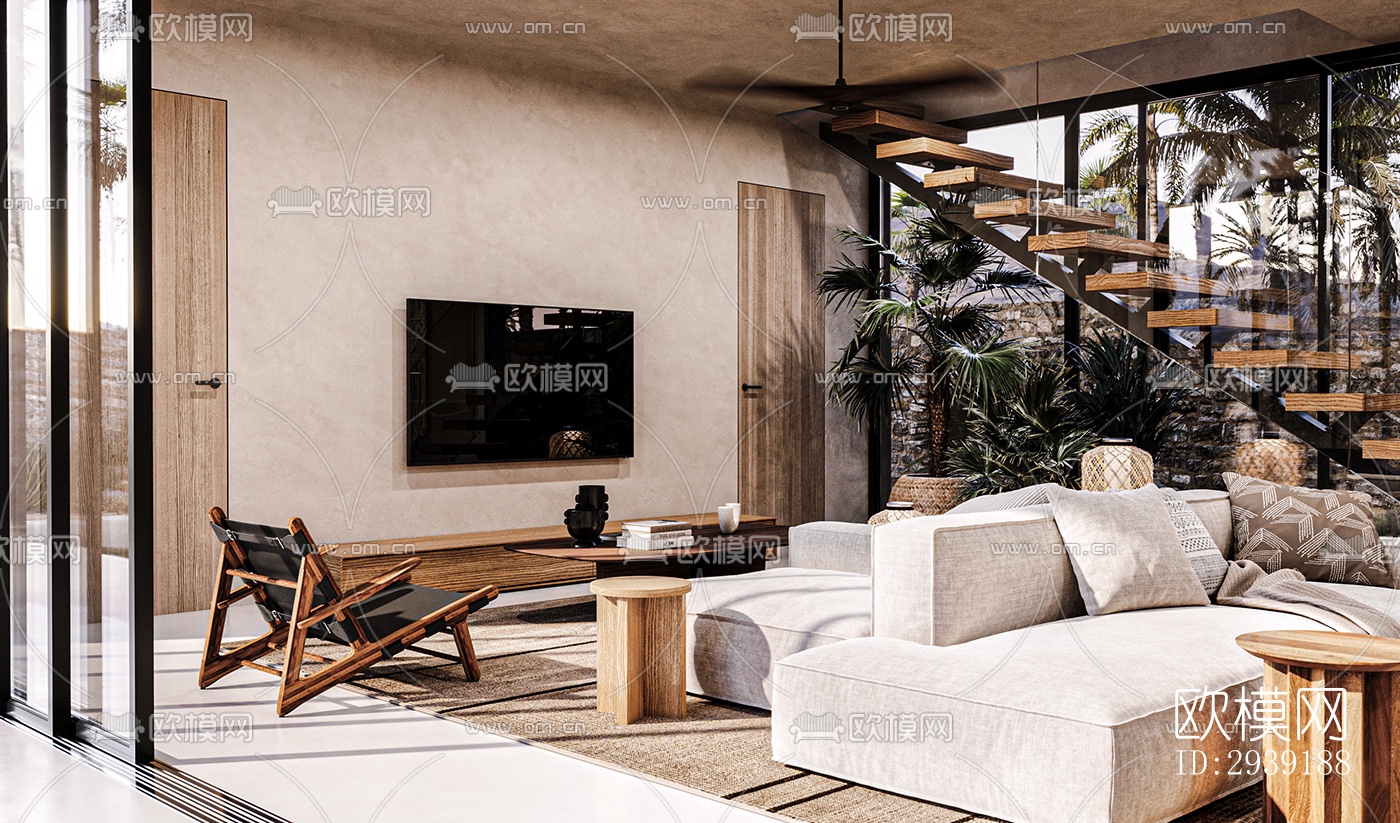 北欧酒店民宿效果图下载（渲染图3）