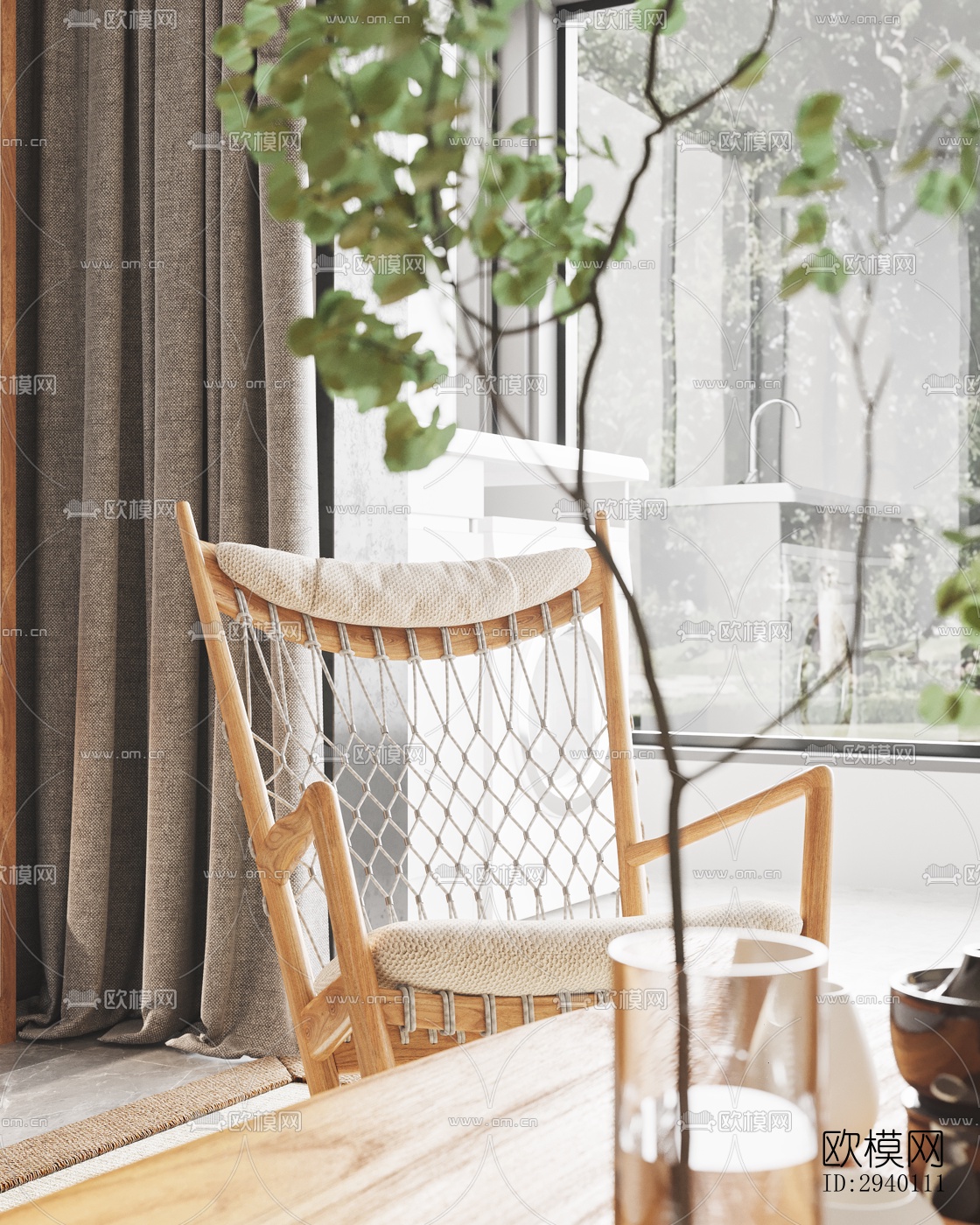 北欧平层效果图下载（渲染图5）